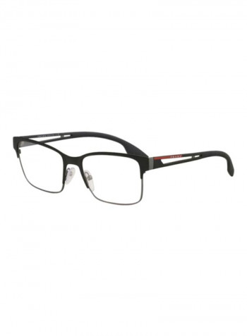 Men's Rectangular Eyeglass Frame - Lens Size: 53 mm