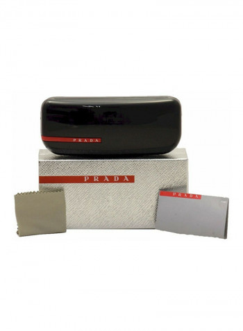 Men's Rectangular Eyeglass Frame - Lens Size: 53 mm