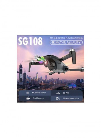 WIFI FPV GPS Drone With 1080P Camera 18 Mins Flight Time With Handbag 1 Battery