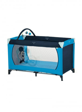 Dream'N Play Foldable Cot - Blue/Black