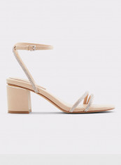 Miraydda Block Heel Sandals Beige/Silver reviews Miraydda Block Heel Sandals Beige/Silver
