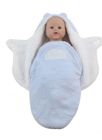 Baby's Swaddling Newborn Double-Layer Thickened Warm Hooded Bedding