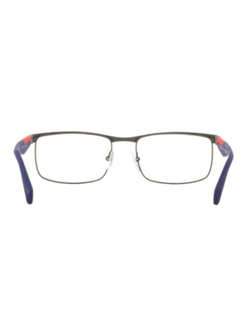 Men's Rectangular Eyeglass Frame - Lens Size: 53 mm