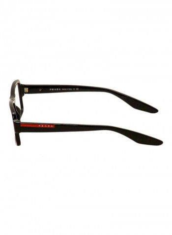Men's Full Rim Rectangular Eyeglass Frame - Lens Size: 53 mm