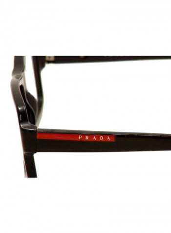 Men's Full Rim Rectangular Eyeglass Frame - Lens Size: 53 mm