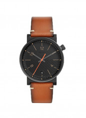 Men's Leather Analog Wrist Watch FS5507