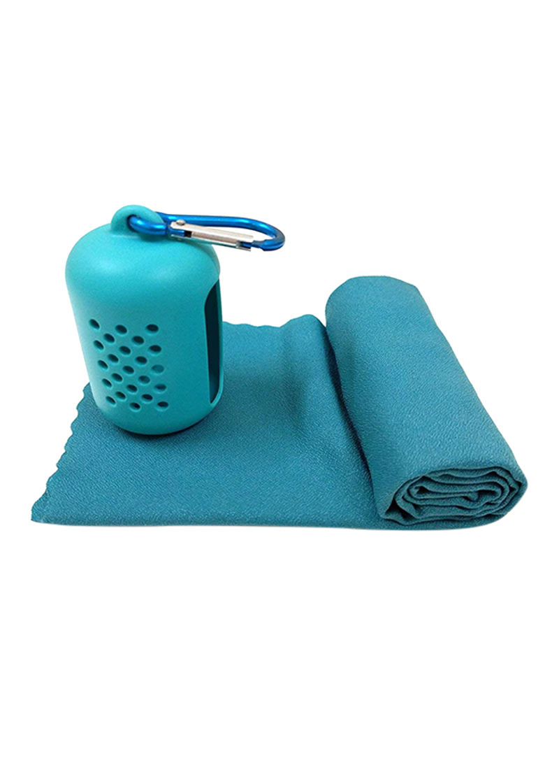 Cooling Towel With Case And Carabiner 30x90centimeter