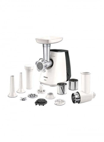 Meat Mincer 1600W HR2713/31 White/Cashmere Grey/Silver