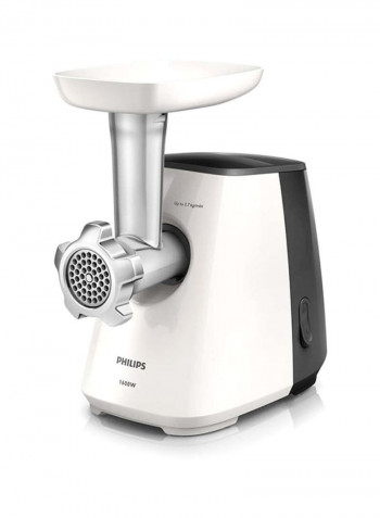 Meat Mincer 1600W HR2713/31 White/Cashmere Grey/Silver