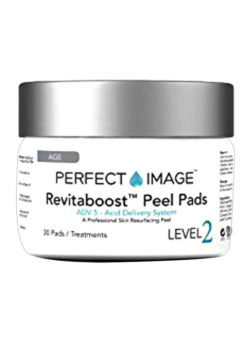 Pack Of 30 Revitaboost Peel Pads White