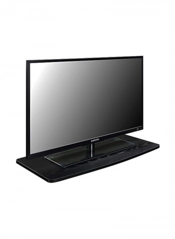 Single Tier TV Swivel Board Black 31.5x1.37x15.75inch