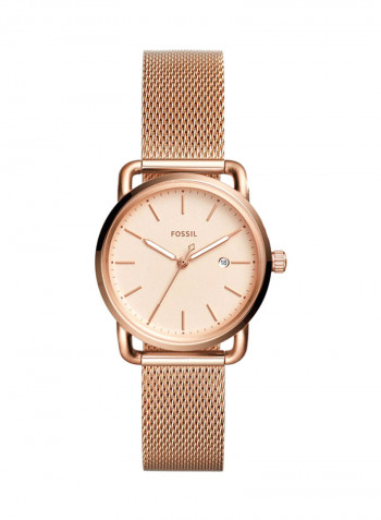 Women's Water Resistant Stainless Steel Analog Watch ES4333