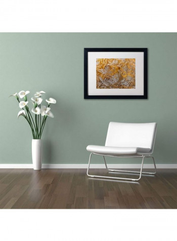 Frosted Filagree Framed Wall Art Multicolour 16 x 20inch