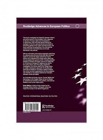 Human Rights And Democracy In Eu Foreign Policy: The Cases Of Ukraine And Egypt Paperback
