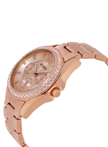 Women's Water Resistant Stainless Steel Analog Watch ES2811