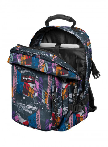 Zipper Closure Provider Backpack Multicolour