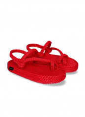 Casual Rope Sandals Red