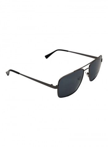 Men's Rectangular Sunglasses - Lens Size: 58 mm