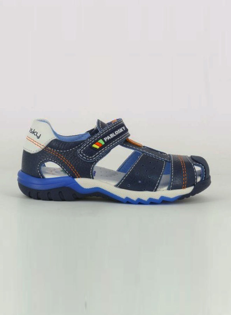 System Closed Toe Casual Sandals Navy/Grey