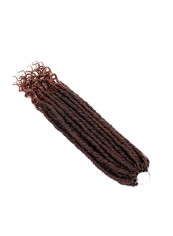 6-Piece Crochet Braiding Hair Extensions 1B 16inch
