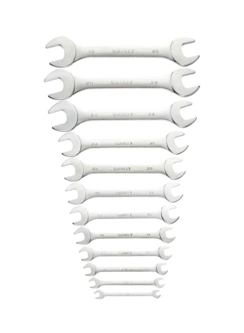 Fatmax Open End Wrench Set Silver