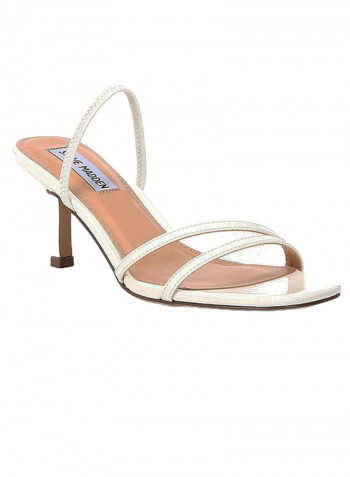 Loft Strappy Casual Sandals White Patent