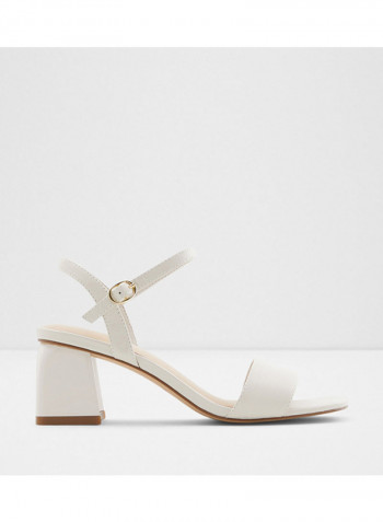 Gleawia Open Toe Heeled Sandals Beige