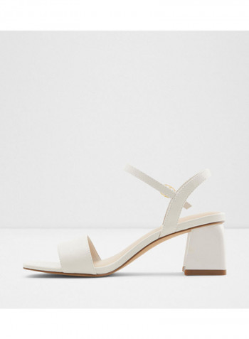 Gleawia Open Toe Heeled Sandals Beige