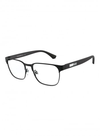 Men's Square Eyeglasses Frame - Lens Size: 53 mm