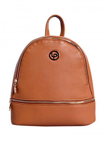 Polyester Blend Handbag LWHB02142TAN Orange