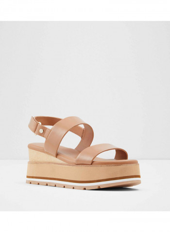 Wedge Sandals Brown