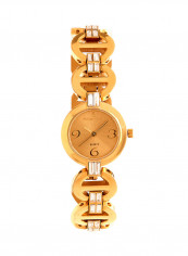 Women's Water Resistant Stainless Steel Analog Wrist Watch MS1124GG
