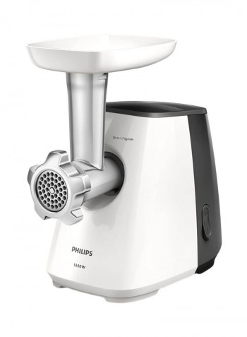 Meat Mincer 1600W HR2713/31 White/Cashmere Grey/Silver