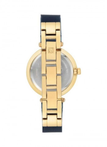 Women's Analog Metal Watch AK3001GPBL