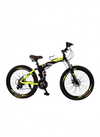 21-Speed Folding Mountain Bike 26inch