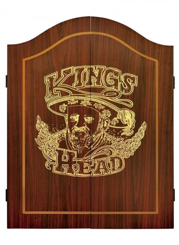 Kings Head Dartboard Cabin Set 46 x 3.8centimeter