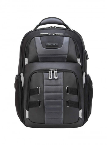 Polyester Driftertrek Laptop Backpack With USB Black