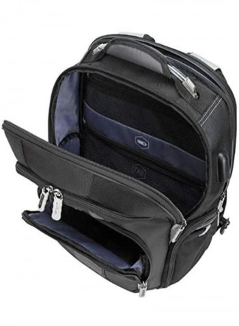 Polyester Driftertrek Laptop Backpack With USB Black