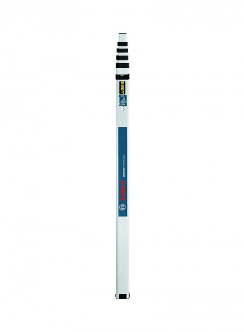 GR500 Aluminium Telescoping Levelling Rod White/Black