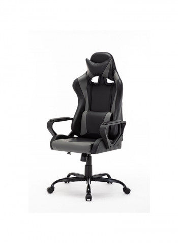 Texas High Back Gaming Chair Grey/Black 82x25.5x50cm
