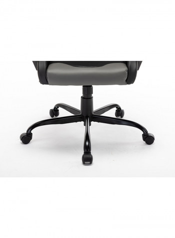 Texas High Back Gaming Chair Grey/Black 82x25.5x50cm