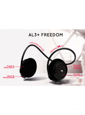 AL3 Freedom On-Ear Wireless Headphones Black