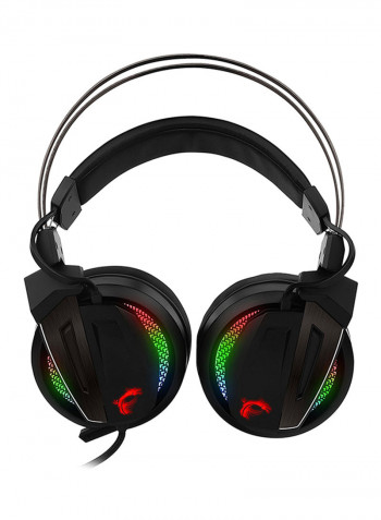 Immerse GH70 Gaming Over-Ear Headphones With Extra Pair of Earpads For PS4/PS5/XOne/XSeries/NSwitch/PC Black