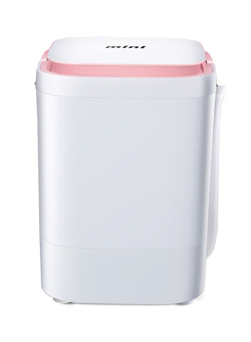 Mini Portable Semi-Automatic Washing Machine 4kg 4 kg 170 W XPB40-298A9-pink White/Pink