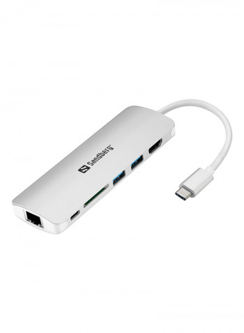 USB-C Dock Adapter White