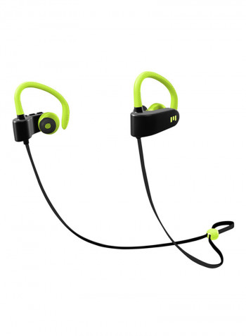 M1 Bluetooth In-Ear Sport Headphones With Mic Black/Green