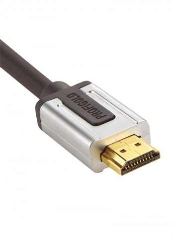 High Speed HDMI Cable With Ethernet 5meter Silver/Black