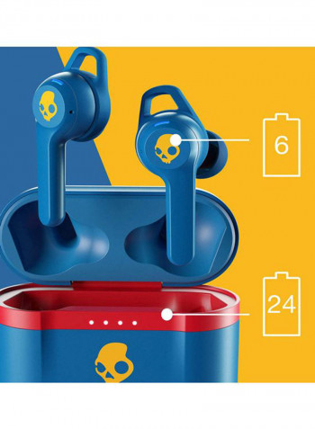 Indy Evo True Wireless Earbuds Blue/Yellow/Red