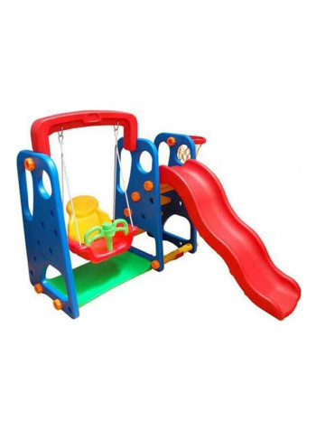3-In-1 Swing And Slide Set 170x170x130centimeter
