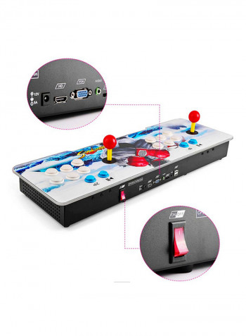Double Arcade Joystick With 999 Classic Games Inside